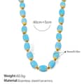 Ceramic Gold Necklace
