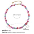 Colorful Natural Stone Necklace