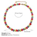 Colored Ceramic Necklace