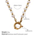 GOLDFreshwater Pearl Gold Necklace