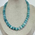 Bohemian Natural Stone Beaded Necklace 18K Waterproof Stainless Steel Necklace 6