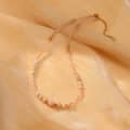 INS Style Natural Stone Pink Necklace With Freshwater Pearl Stainless Steel Beads 3