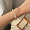 18K Gold Plated Elegant Adjustable Natural Freshwater Pearl Beaded Bracelet 3