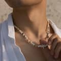 Summer Coconut-husk Wood Beads Starfish Choker Necklace Bohemian Natural Stone Clavicle Chain Street Jewelry 3