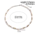 Summer Coconut-husk Wood Beads Starfish Choker Necklace Bohemian Natural Stone Clavicle Chain Street Jewelry 4