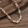 Summer Coconut-husk Wood Beads Starfish Choker Necklace Bohemian Natural Stone Clavicle Chain Street Jewelry 6