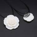 Trendy Multi-Layer White Mother Of Pearl Shell Pendant Choker With Flower Charms 5