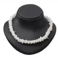 Bohemian Ethnic Natural Square Shell Beaded Chain Necklace Summer Holiday Choker Pearl Irregular Design 1