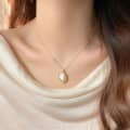 Gold Plated Baroque Imitation Pearl Necklace Light Luxury Clavicle Chain Link Chain Jewelry 4