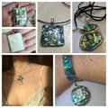Elegant Natural Mother-Of-Shell Abalone Pendant Water Drop Necklace On Leather Cord 6