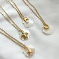 Cute Stainless Steel Dolphin Sea Turtle Starfish Seashell Necklace Waterproof Silver Jewelry 3