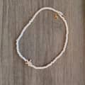 Tidepool Starfish Surf Beach Boho Adjustable Shell Beaded Choker With Turtle Charm 2