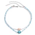 Tidepool Starfish Surf Beach Boho Adjustable Shell Beaded Choker With Turtle Charm 3