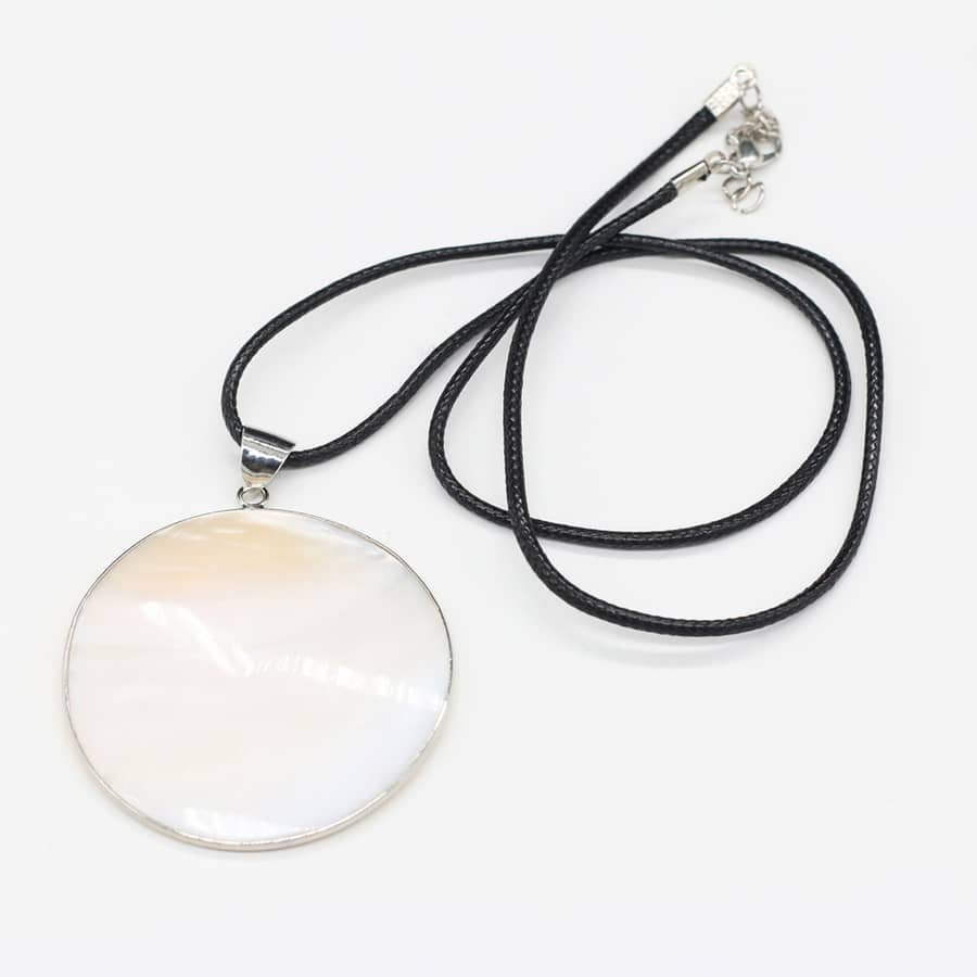 Natural White Shell Necklace Classic Diamond Strand Elegant Romantic Party Gift - main