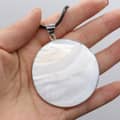 Natural White Shell Necklace Classic Diamond Strand Elegant Romantic Party Gift 2