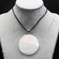 Natural White Shell Necklace Classic Diamond Strand Elegant Romantic Party Gift 4