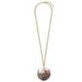 Summer Big Shell Pendant Necklace Ocean Series Statement Stainless Steel Chain 2