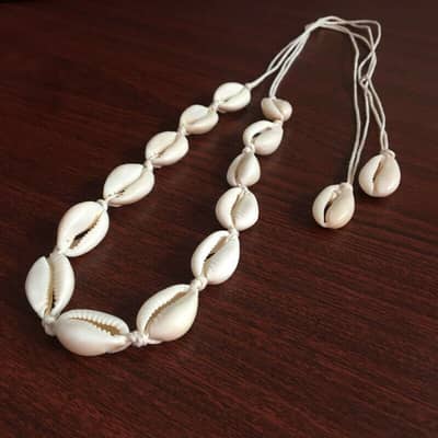 Boho Beach Chic Shell Choker Necklace Summer Beaded Chain Pendants Trendy Jewelry detail 4