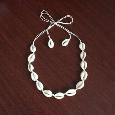 Boho Beach Chic Shell Choker Necklace Summer Beaded Chain Pendants Trendy Jewelry detail 6