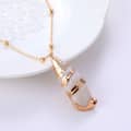 Bohemian Conch Shell Cowrie Pendant Necklace Gold Plated Trendy Summer Party Gift 4