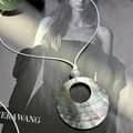 Boho Chic Natural Black Mother Pearl Shell Choker Necklace 4