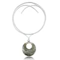 Boho Chic Natural Black Mother Pearl Shell Choker Necklace 5