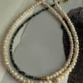 Stylish Natural Pearl Necklace 18K Gold Stainless Steel With Star Pendant 2