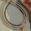 Stylish Natural Pearl Necklace 18K Gold Stainless Steel With Star Pendant 3