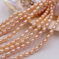 Natural Pink Rice Bead Strong Light