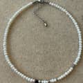 Freshwater Pearl Necklace Stainless Steel Beads With Star Pearl 18K Gold Jewelry 4