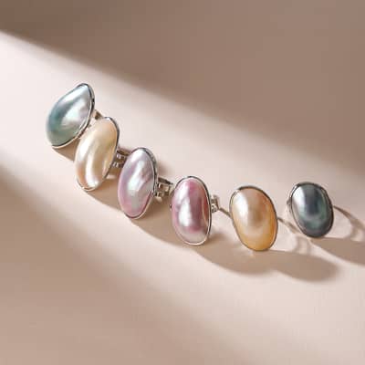 Elegant Mapei Shell Ring Copper Bezel Adjustable Romantic Daily Wear Wedding Party Gift detail 1