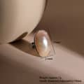 Elegant Mapei Shell Ring Copper Bezel Adjustable Romantic Daily Wear Wedding Party Gift 3