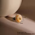 Romantic Silver Bezel Setting Natural Sea Shell Adjustable Ring Wedding Anniversary Gift Copper Gold Plated 3