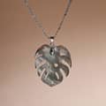 Grey Shell-Gold Chain