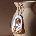 Classic Trendy Natural Freshwater Pearl Necklace With Claw Setting Chain Pendant for Wedding Anniversary 5