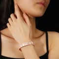 Handmade Natural Colorful Shell Beaded Bracelet Elastic Adjustable Daily Wear 4