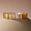 Handmade Natural Colorful Shell Beaded Bracelet Elastic Adjustable Daily Wear 5
