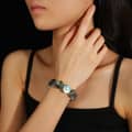 Trendy Bohemian Natural Abalone Shell Bracelet Resizable Elastic Party Gift 2