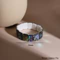 Trendy Bohemian Natural Abalone Shell Bracelet Resizable Elastic Party Gift 3