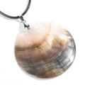 Trendy Natural Shell Mother Of Pearl Pendant Necklace On Rope Chain 4