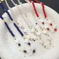 Bohemian Adjustable Colorful Seed Bead Five-Angle Star Shell Necklace 1