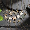 Fashion No Tarnish 18K Gold Stainless Steel Dolphin Seashell Necklace With Natural Abalone Shell Turtle Flower Pendant Necklaces 1