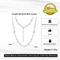 8mm Beaded Natural Shell Four-leaf Clover Necklace Black White Choker Boho 4