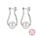 Rhodium Plated#White