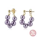 14K Gold Plated#Purple