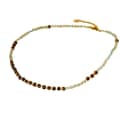 Retro Natural Stone Millet Bead Necklace Handmade Bead Collarbone Chain 5