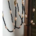 Fashion Niche Temperament Tianhe Stone Freshwater Pearl Bead Design Gold-plated Bead Necklace 6