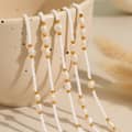 Trendy Natural Pearl Necklace Minimalist Sophisticated Style Beaded Collarbone Chains 1