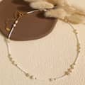 Trendy Natural Pearl Necklace Minimalist Sophisticated Style Beaded Collarbone Chains 3