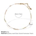 Trendy Natural Pearl Necklace Minimalist Sophisticated Style Beaded Collarbone Chains 6